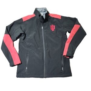 Rivalry Threads Mens Black Full Zip Softshell Jacket Medium